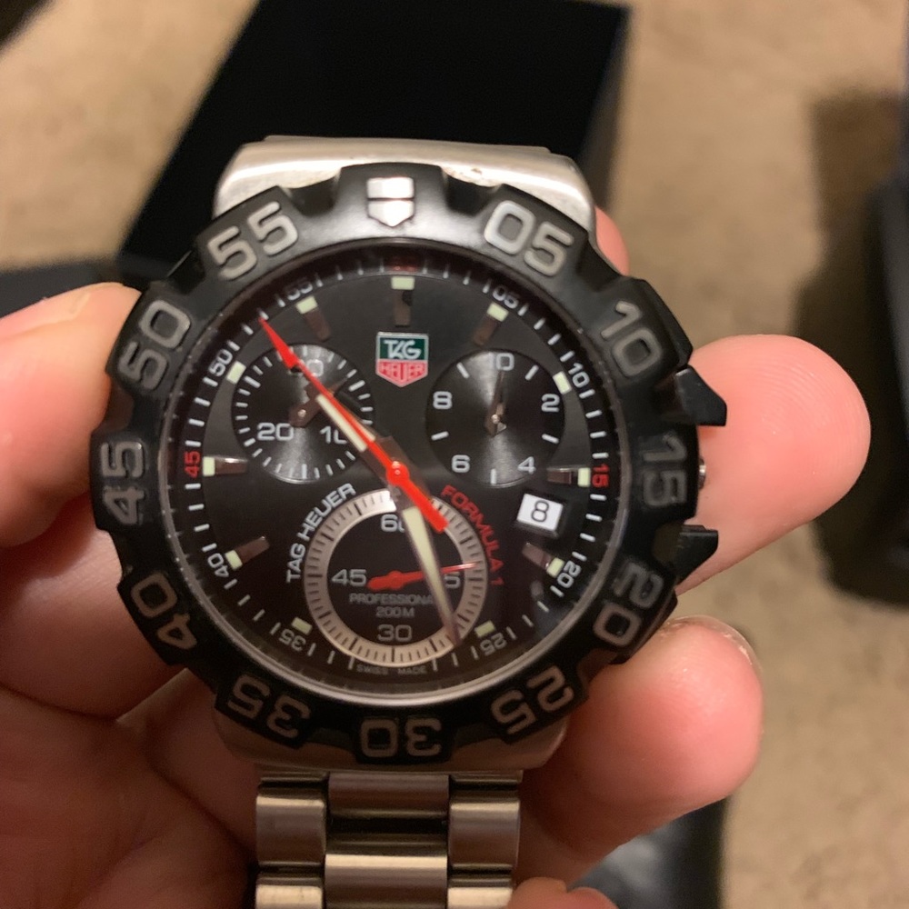 Gently used Tag Heuer watch